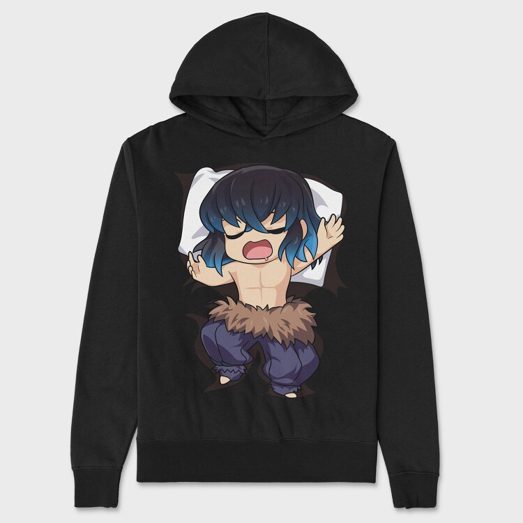 Demon Slayer Pillow 7, Унисекс Мъжко Суичър