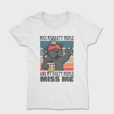 Party Cat, Women's T-Shirt