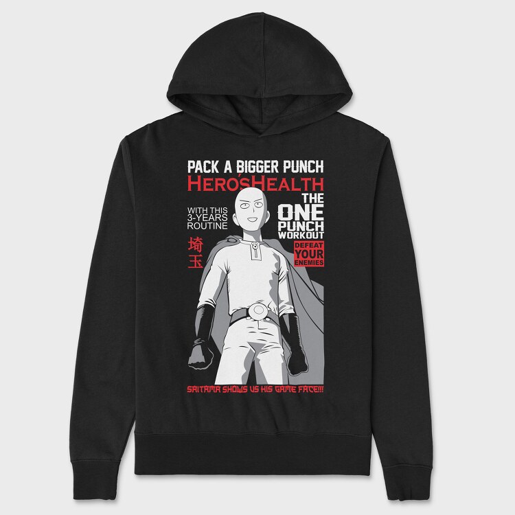 One Punch Man 2, Unisex Men's Hoodie