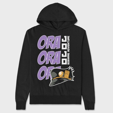 Ora Ora Ora, Unisex Men's Hoodie