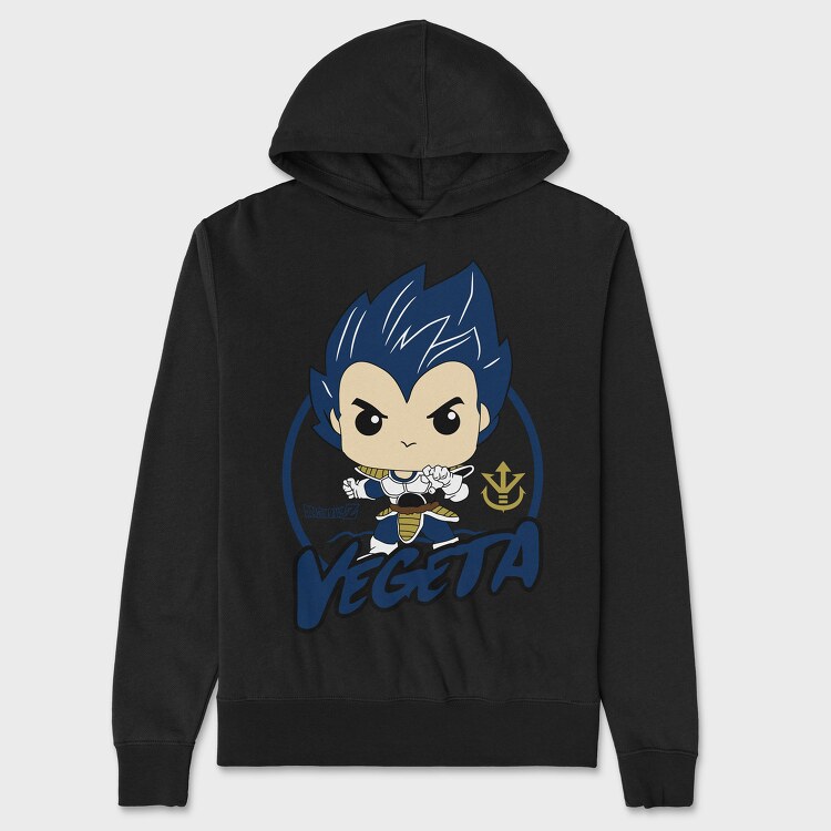 Funko Anime Vegeta Drangon Ball Z, Unisex Men's Hoodie