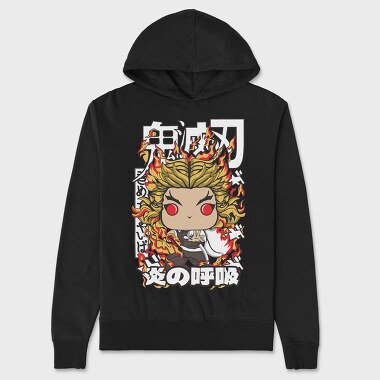 Funko Demon Slayer Kyojuro Rengoku, Унисекс Мъжко Суичър