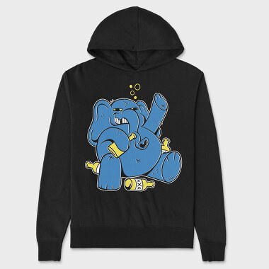 Drunk Elephant, Unisex Men's Hoodie