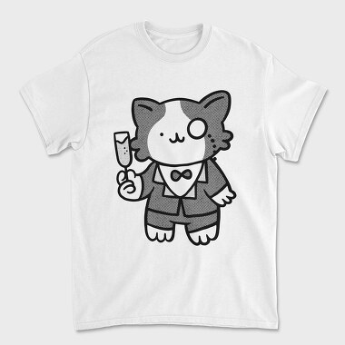 Tux Cat, Unisex Men's T-Shirt