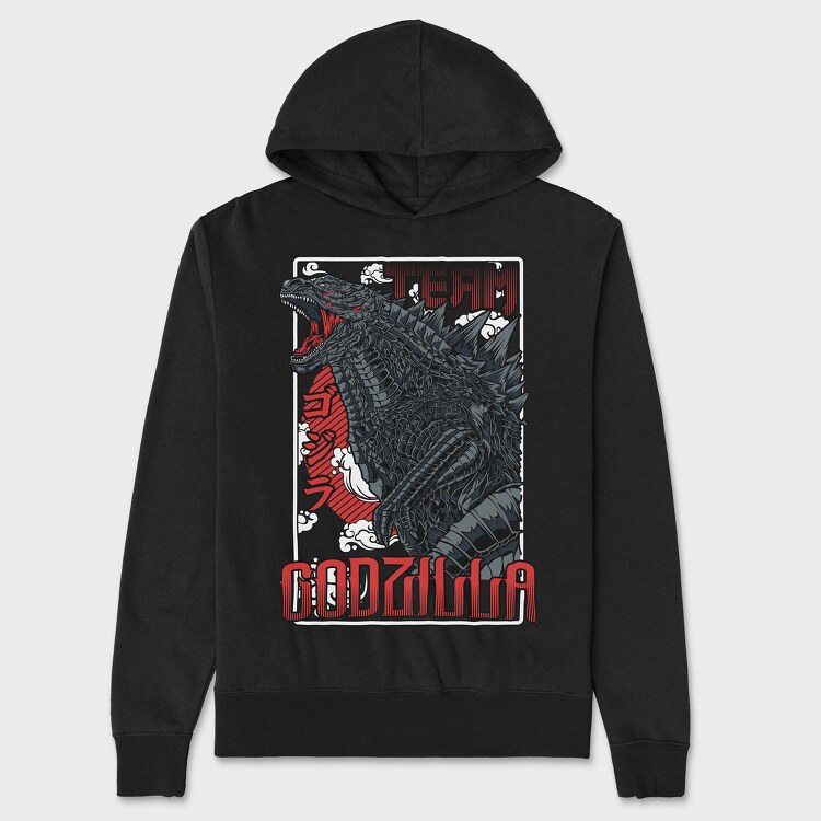 Godzilla Tribute, Unisex Men's Hoodie