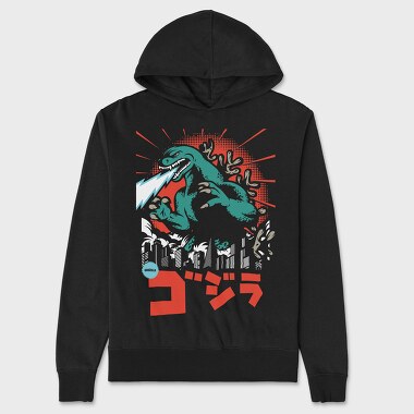 Godzilla, Unisex Men's Hoodie