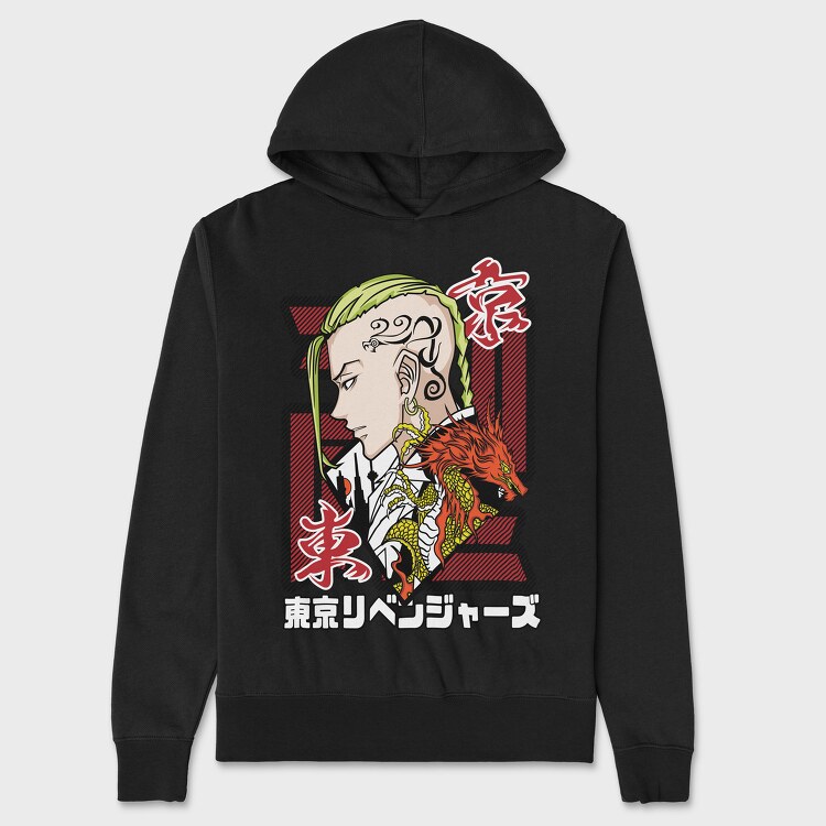 Tokyo Revengers 12, Unisex Men's Hoodie