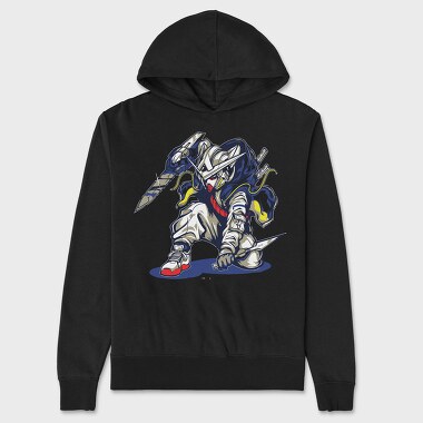 Gundam Ninja Rudy, Унисекс Мъжко Суичър