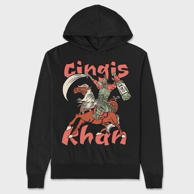 Gingis Khan, Unisex Men's Hoodie