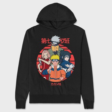 Naruto 10, Unisex Men's Hoodie