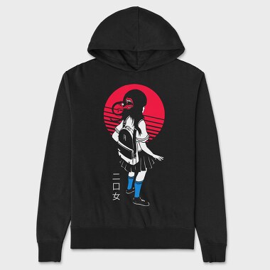Crimson X, Unisex Men's Hoodie