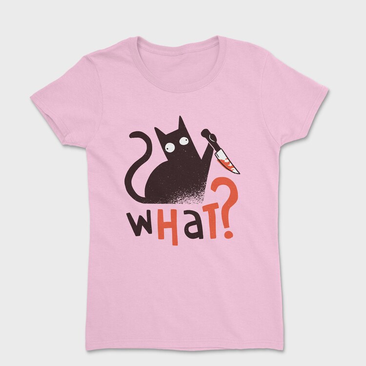 Knife Cat, Women's T-Shirt