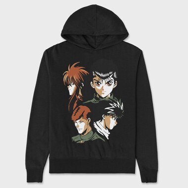 Yu Yu Hakusho 3, Unisex Men's Hoodie