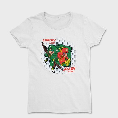 Arrow Luigi Flash Mario, Women's T-Shirt