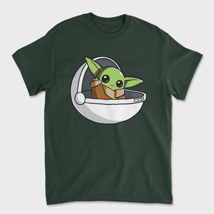 Baby Yoda 2, Унисекс Мъжка Тениска