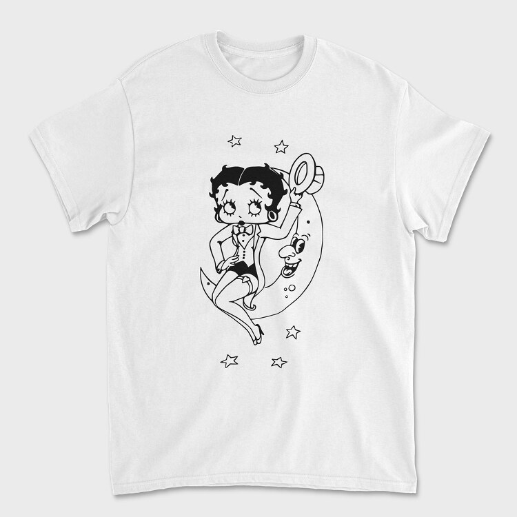 Betty Boop 57, Унисекс Мъжка Тениска