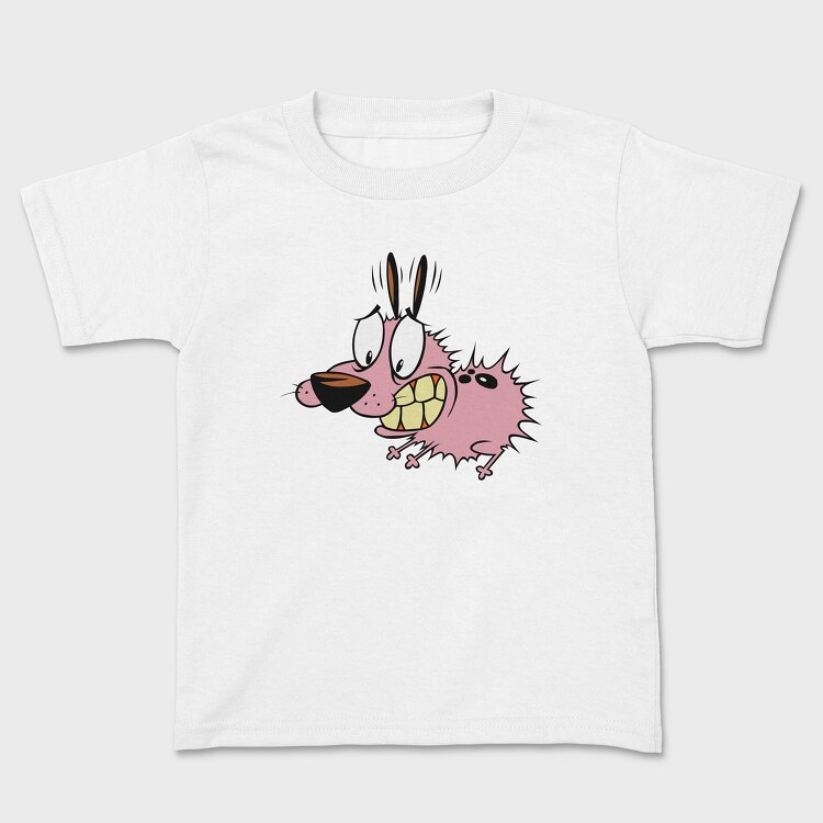 Cartoon Retro Courage the Cowardly Dog 1, Kids' T-Shirt