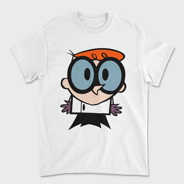Cartoon Retro Dexter Laboratory 3, Unisex Men's T-Shirt