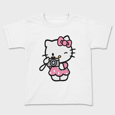 Cartoon Retro Hello Kitty 1, Kids' T-Shirt