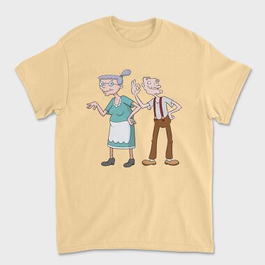 Cartoon Retro Hey Arnold 3, Unisex Men's T-Shirt