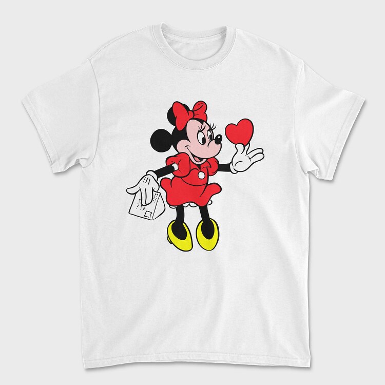 Cartoon Retro Minnie 2, Unisex Men's T-Shirt