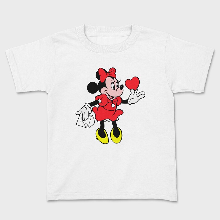 Cartoon Retro Minnie 2, Kids' T-Shirt