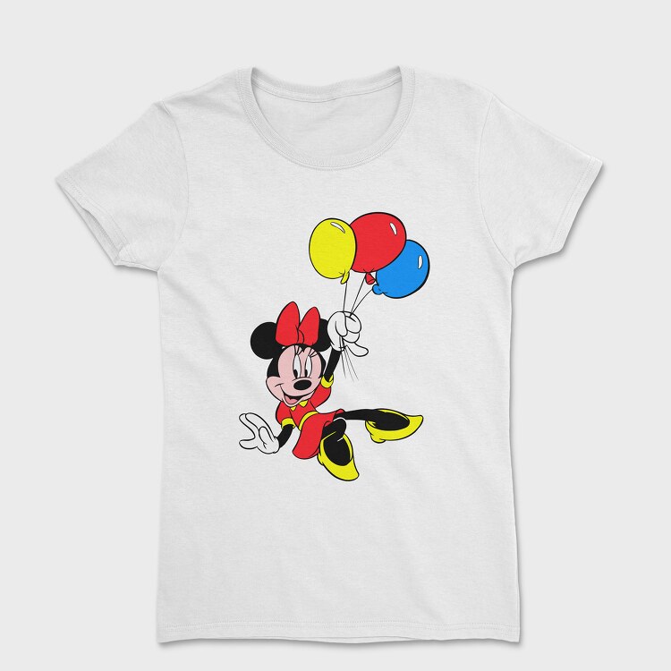 Cartoon Retro Minnie 3, Дамска Тениска
