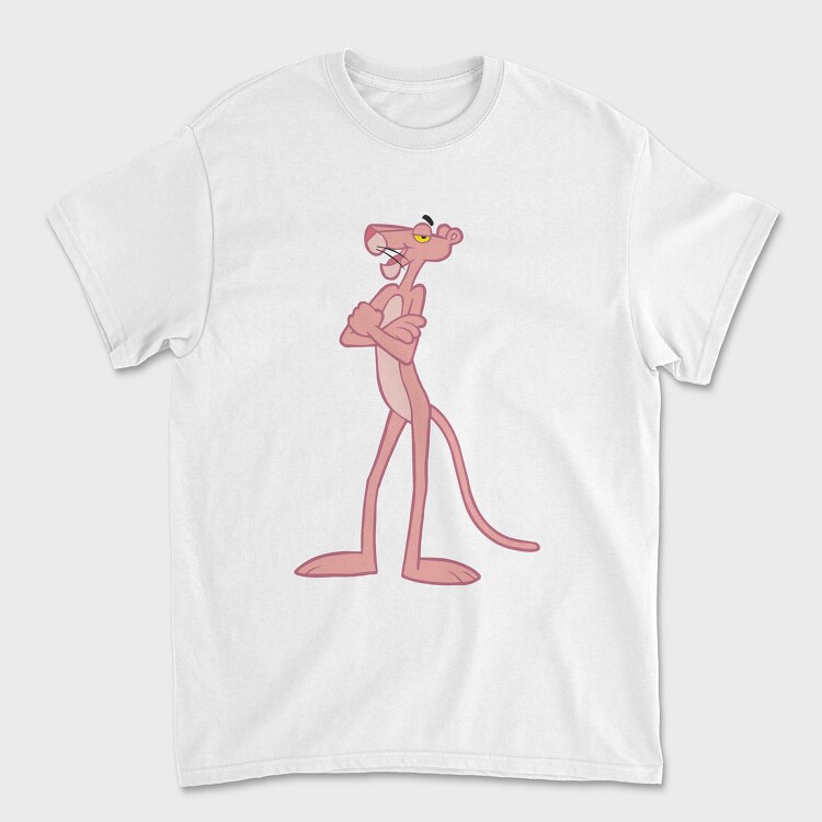 Cartoon Retro Pink Panter 2, Унисекс Мъжка Тениска