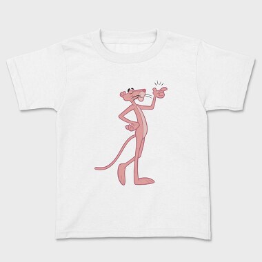 Cartoon Retro Pink Panter 3, Kids' T-Shirt
