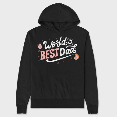 World's Best Dad, Unisex Men's Hoodie