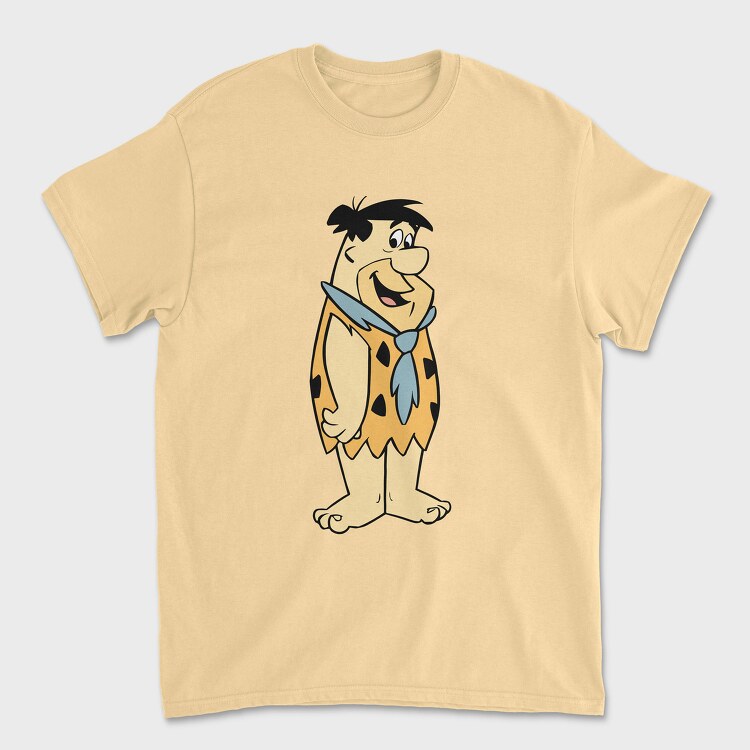 Cartoon Retro the Flintstones 1, Унисекс Мъжка Тениска