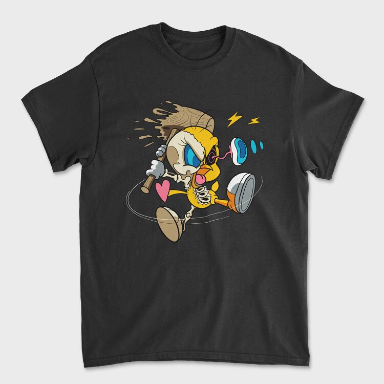 Crazy Tweety, Unisex Men's T-Shirt