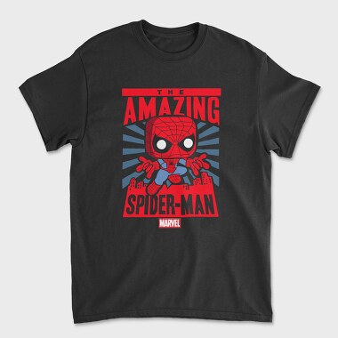 Funko Marvel spider man, Unisex Men's T-Shirt