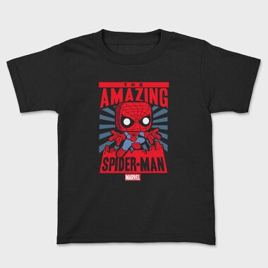 Funko Marvel spider man, Kids' T-Shirt