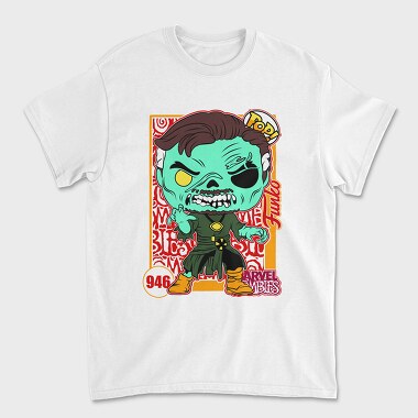 Funko Marvel Zombies Doctor Strange, Unisex Men's T-Shirt