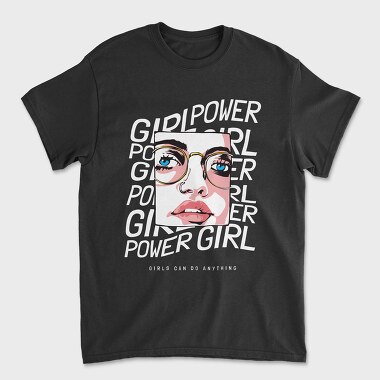 Girl Power, Unisex Men's T-Shirt