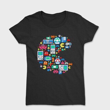 Retro Gaming Pac Man, Women's T-Shirt