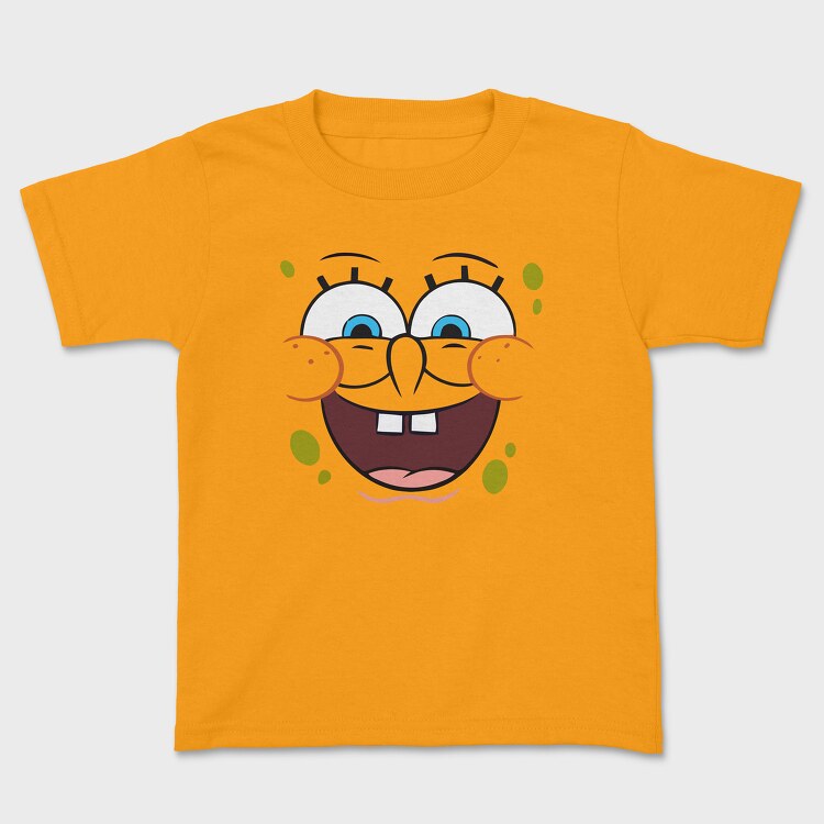 SpongeBob face 10, Kids' T-Shirt