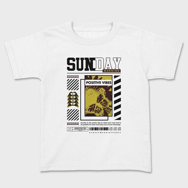 Sunday 1, Kids' T-Shirt