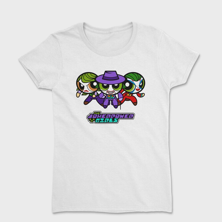 The Powerpuff Girls Joker, Women's T-Shirt