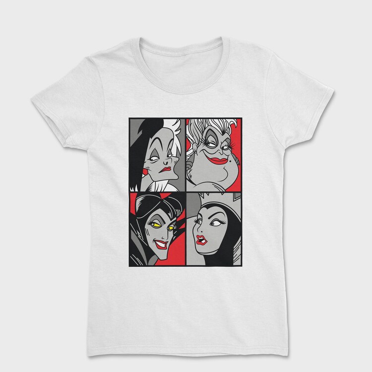 Villanas Disney Pop Art, Дамска Тениска