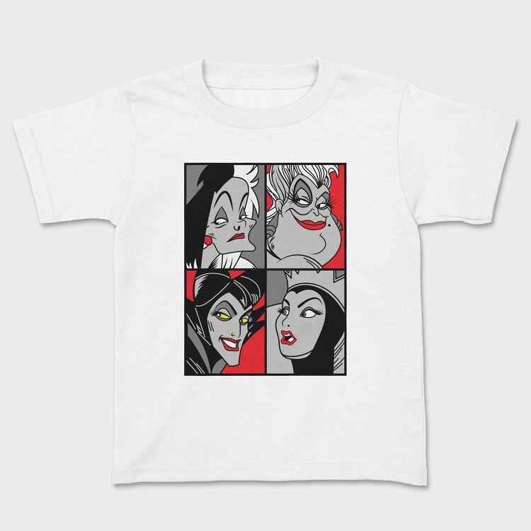 Villanas Disney Pop Art, Детска Тениска