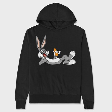 Cartoon Retro Bugs Bunny 6, Unisex Men's Hoodie
