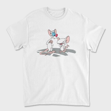 Pinky & the Brain 6, Unisex Men's T-Shirt