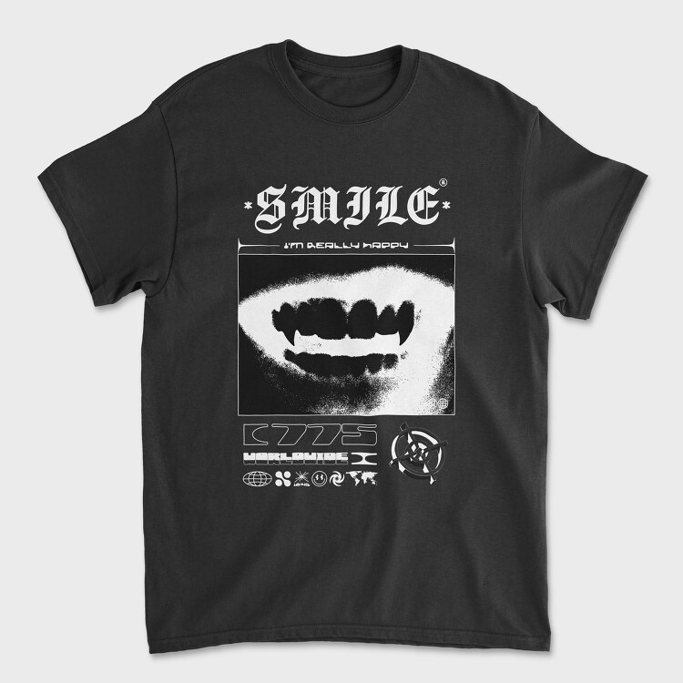 Smile 2, Унисекс Мъжка Тениска