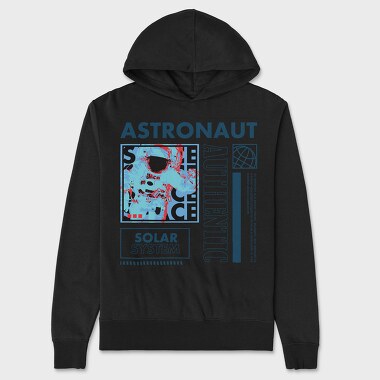Astronaut 1, Unisex Men's Hoodie
