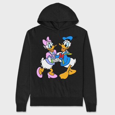 Cartoon Retro Disney 3, Unisex Men's Hoodie