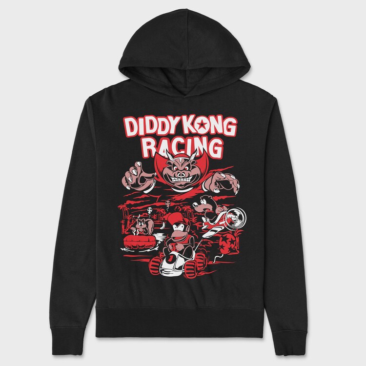 Diddy Kong Racing, Unisex Men's Hoodie