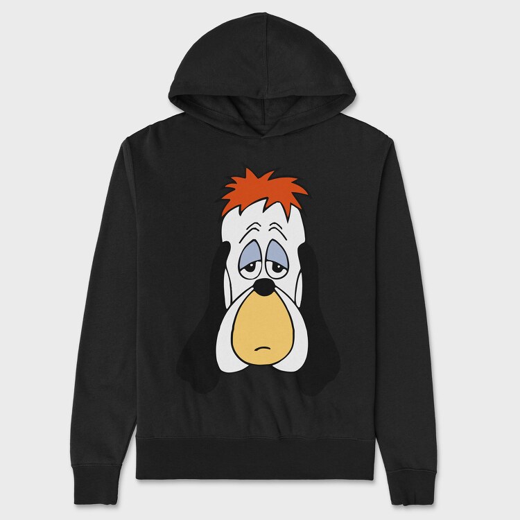 Cartoon Retro Droopy 1, Unisex Men's Hoodie