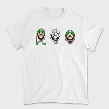 Luigi Scream 1 2, Unisex Men's T-Shirt